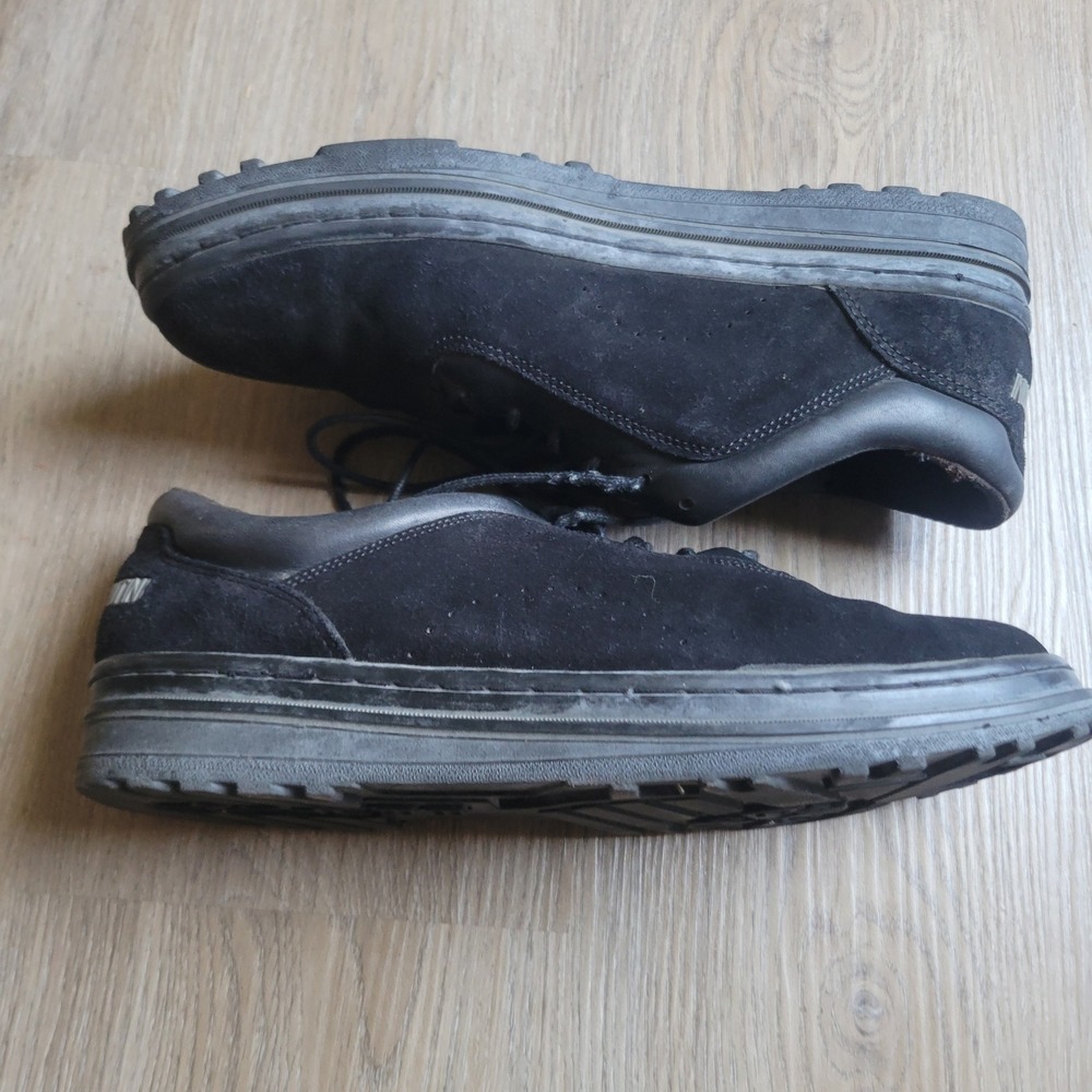 Giorgio Brutini Mens Sneakers‎ 10 Black Suede Leather Lug Sole Casual Streetwear